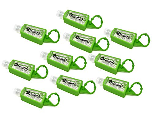 Hand Sanitizer Gel Travel Size, 10 Pack Mini Pocket Size Gel Sanitizer Keychains, Antibacterial Disinfectant Kills Germs