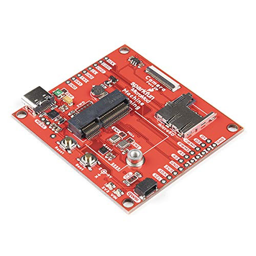 SparkFun MicroMod Machine Learning Carrier Board - On Board Accelerometer Qwiic Port Explore Voice Recognition Always-on Voice Commands Gesture Image Recognition