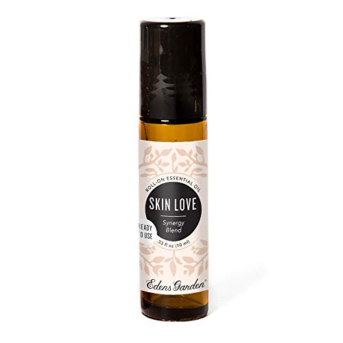 Edens Garden Skin Love Essential Oil Synergy Blend, 100 percent Pure Therapeutic Grade (Pre-Diluted and Ready to Use) 10 ml Roll-On Edens Garden Skin Love Essential Oil Synergy Blend, 100 percent Pure Therapeutic Grade (Pre-Diluted and Ready to Use) 10 ml Roll-On