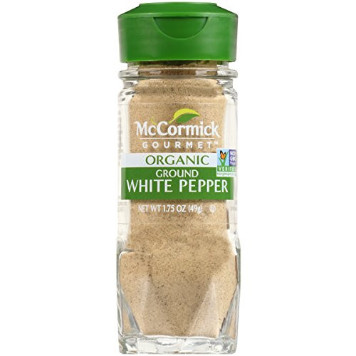 McCormick Gourmet Organic White Pepper Ground, 1.75 oz