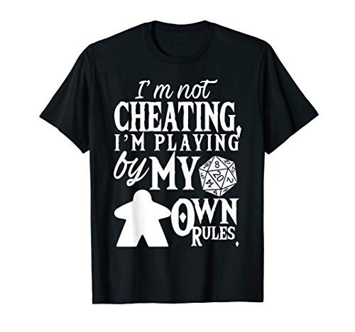 Not Cheating T-Shirt. Meeple Tabletop Board Game RPG