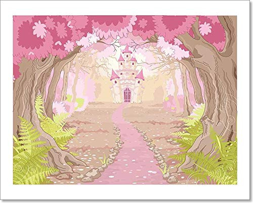 Magic Castle Landscape Paper Print Wall Art (8in. x 10in.)