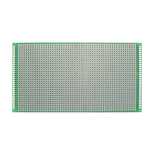 Wangcheng Double Sided Universal Printed Circuit Board PCB Prototyping Prototype Proto Board for DIY Solder Breadboard 3PCS(9x15cm)