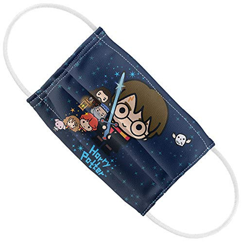 Harry Potter Kids Charming Chibi Cast 1-Ply Reusable Face Mask Covering