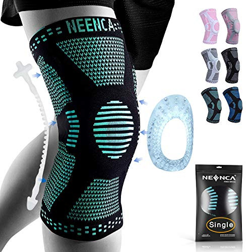 NEENCA Professional Knee Brace,Knee Compression Sleeve Support for Men Women with Patella Gel Pads and Side Stabilizers,Medical Grade Knee Pads for Running,Meniscus Tear,ACL,Arthritis,Joint Pain Relief NEENCA Professional Knee Brace,Knee Compression Sleeve Support for Men Women with Patella Gel Pads and Side Stabilizers,Medical Grade Knee Pads for Running,Meniscus Tear,ACL,Arthritis,Joint Pain Relief