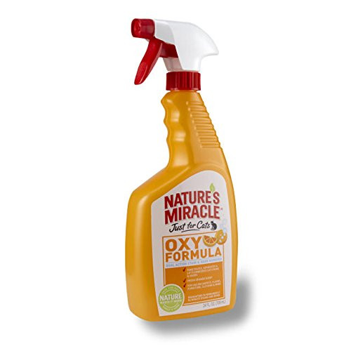Nature's Miracle Just for Cats Orange Oxy Stain and Odor Remover, 24-Ounce (308139)