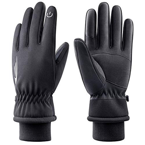 RIVMOUNT Winter Gloves Men Women,Waterproof Touch Screen Gloves Warm Ski Gloves Windproof Thermal Gloves 605