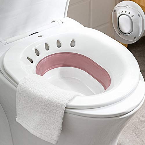 Sitz Bath, Squat Free Sitz Bath, for Postpartum Care, Anal Postoperative Care Basin, for Hemorrhoids and Perineum Treatment, Alleviate Vaginal or Anal Inflammation, Foldable Easy to Store (Purple) Sitz Bath, Squat Free Sitz Bath, for Postpartum Care, Anal Postoperative Care Basin, for Hemorrhoids and Perineum Treatment, Alleviate Vaginal or Anal Inflammation, Foldable Easy to Store (Purple)
