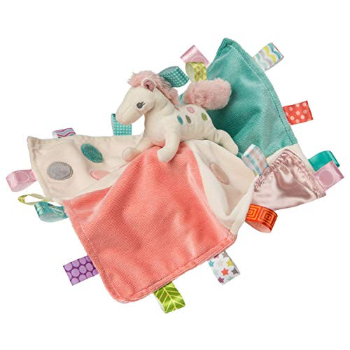 Taggies Soothing Sensory Stuffed Animal Security Blanket, Painted Pony, 13 x 13"