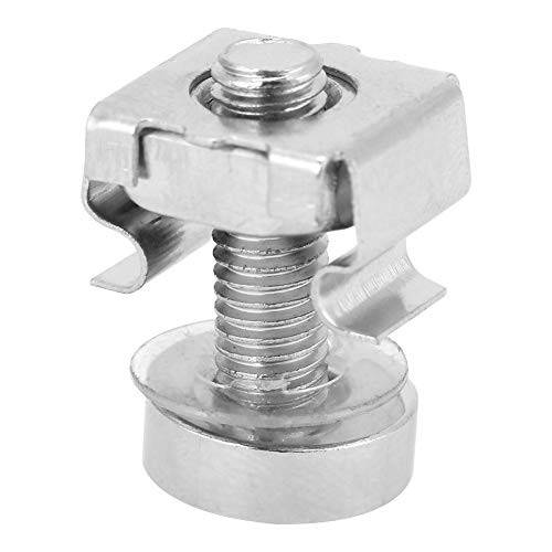 20pcs Cage Nut Mounting Screw Bolts Network Cabinet Rack Screws Assortment Kit for Mount Server Shelves M5 M616/20 (M620)