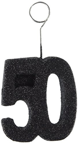 Beistle 54751-50 Glittered"50" Photo Balloon Holder