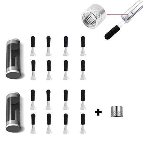 Bebird Replacement Ear-Wax Removal Tool Ear Swabs Tips (2 * 8pcs) with Retaining Ring (1pcs), for All Bebird Ear Cleaning Camera Include X17 Pro M9 Pro A2 B2 Pro C3 Pro Latest Version