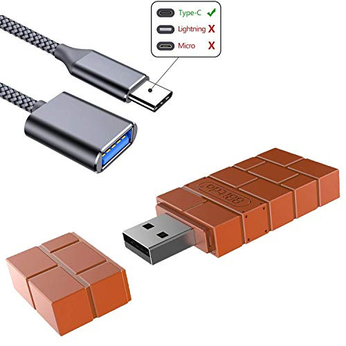 LEAGY 8Bitdo USB Wine Red Wireless Adapter for Mac, Windows, Raspberry Pi, Switch, Nintendo Switch (Android) with a OTG Cable