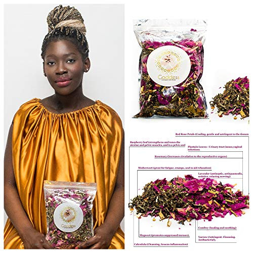 Goddess Blend Yoni steam herbs for cleansing and tightening Yoni Steam Vaginal Steam Holistic V Steam Yoni Detox Calming Therapy Multi Herb Concentrated Blend 3.8oz
