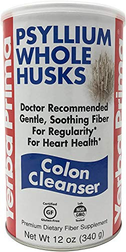 Yerba Prima Psyllium Whole Husks Colon Cleanser, 1 Count (12 oz.)