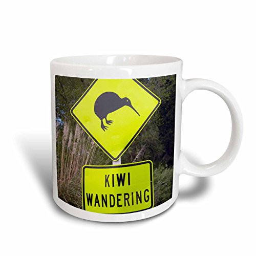 3dRose mug_74688_1"New Zealand, North Island, Bay of Plenty, Kiwi Road Sign-AU02 DWA6085 - David Wall" Ceramic Mug, 11 oz, Multicolor 3dRose mug_74688_1"New Zealand, North Island, Bay of Plenty, Kiwi Road Sign-AU02 DWA6085 - David Wall" Ceramic Mug, 11 oz, Multicolor