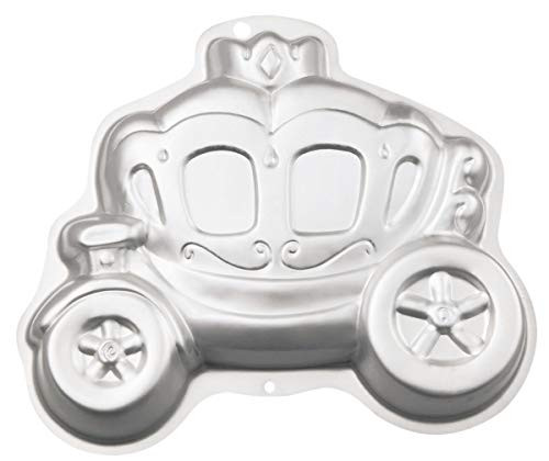 WJSYSHOP 11 Inch Princess Pumpkin Carriage Shaped Aluminum 3D Cake Mold Baking Mould Tin Cake Pan - Carriage