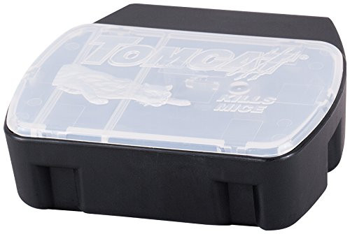 Tomcat Mouse Killer Refillable Bait Station for Indoor Use - Child Resistant (1 Station with 8 Baits)