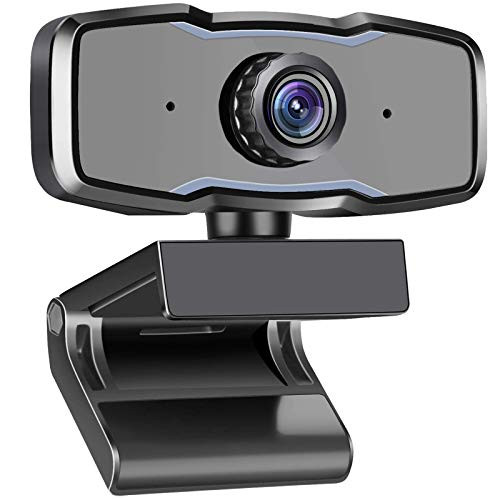 Webcam with Microphone - 1080P HD Web Cam USB Webcam for Computers Web Cam with Mic Desktop Web Camera Laptop USB Video Camera for Video Call,Streaming,Conference,Online Classes on PC,Wins,Mac OS