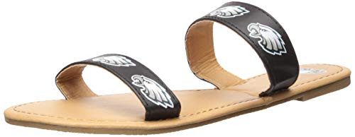 NFL Philadelphia Eagles Womens DOUBLE STRAP FLIP FLOPPHILADELPHIA EAGLES DOUBLE STRAP FLIP FLOP - SMALL, Team Color, S