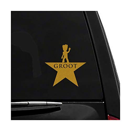 Groot "Hamilton" Star - Guardians of The Galaxy - Marvel - Vinyl Vehicle Sticker