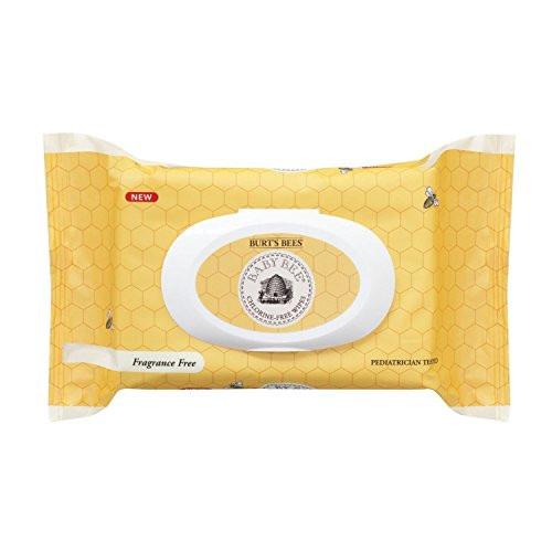 Burt's Bees Baby Bee Chlorine-Free Wipes, Pack of (2) 72 count