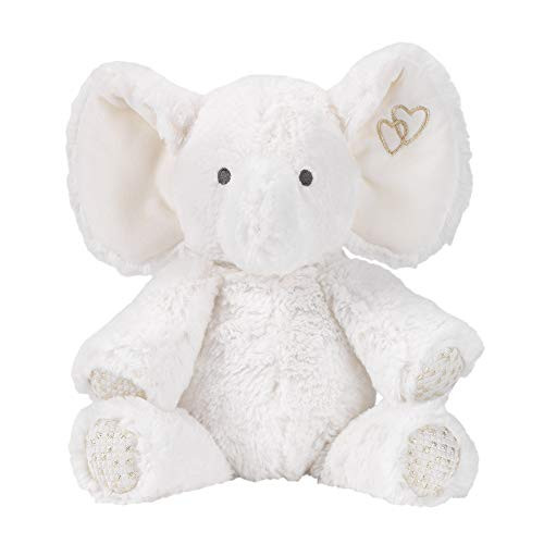 Lambs and Ivy Signature Jamboree Plush Elephant - Marshmallow - Gray, Gold, White Lambs and Ivy Signature Jamboree Plush Elephant - Marshmallow - Gray, Gold, White