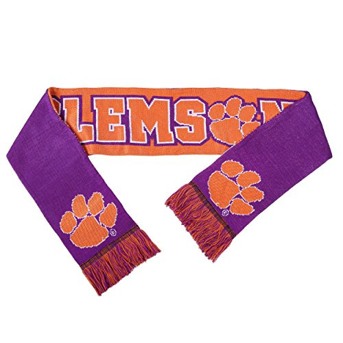 Clemson Reversible Split Logo Scarf