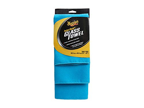 Meguiar's X190300 Perfect Clarity Glass Towels, Pack of 3 Meguiar's X190300 Perfect Clarity Glass Towels, Pack of 3