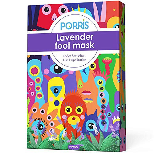 Foot Peeling Mask,Feet Peel Socks for Removing Dry  and  Rough Dead Skin - Exfoliating Callus Peel Booties to Repair Heels  and  Restore Smooth Foot Skin for Women  and  Men (Lavender) -2 Pack