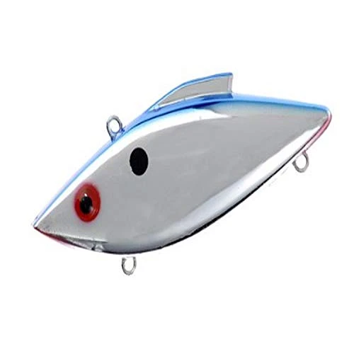 Rat-L-Trap Lures 3/4-Ounce Mag Trap (Chrome Blue Back/Red Eye)