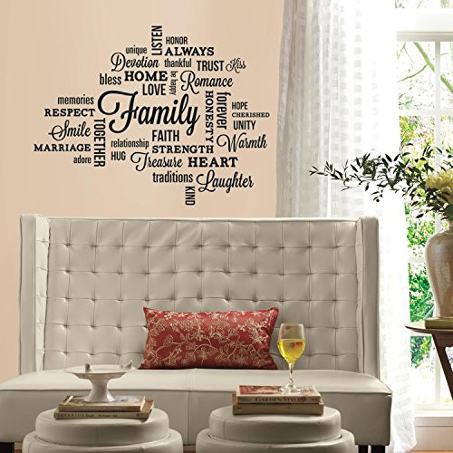 RoomMates Family Quote Peel And Stick Wall Decals