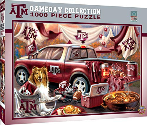 MasterPieces NCAA Gameday Puzzles Collection - Texas A and M NCAA Gameday Collection 1000 Piece Jigsaw Puzzle MasterPieces NCAA Gameday Puzzles Collection - Texas A and M NCAA Gameday Collection 1000 Piece Jigsaw Puzzle