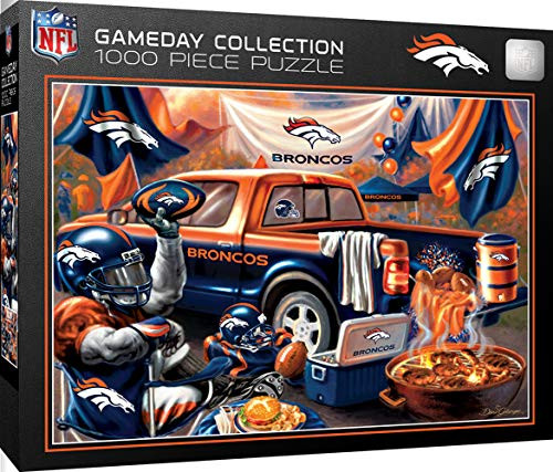 MasterPieces NFL Gameday Puzzles Collection - Denver Broncos NFL Gameday Collection 1000 Piece Jigsaw Puzzle MasterPieces NFL Gameday Puzzles Collection - Denver Broncos NFL Gameday Collection 1000 Piece Jigsaw Puzzle