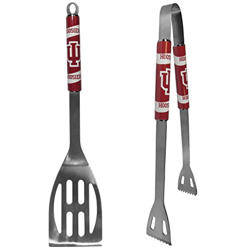 NCAA Siskiyou Sports Fan Shop Indiana Hoosiers 2 pc Steel BBQ Tool Set One Size Team Color NCAA Siskiyou Sports Fan Shop Indiana Hoosiers 2 pc Steel BBQ Tool Set One Size Team Color
