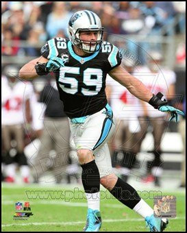Luke Kuechly 2013 Action Art Poster PRINT Unknown 8x10