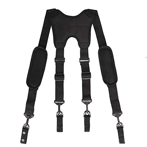 Police Heavy Duty Belt Suspenders,Tactical Duty Belt Harness Suspenders,Mens Padded Tool Belts,Adjustable Police Tool Belt Suspenders with 4 Loop Attachments (Style 2) Police Heavy Duty Belt Suspenders,Tactical Duty Belt Harness Suspenders,Mens Padded Tool Belts,Adjustable Police Tool Belt Suspenders with 4 Loop Attachments (Style 2)
