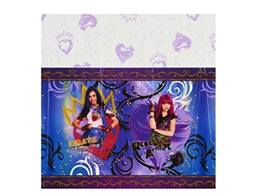 designware Descendants 2 Evie and Mal Girls Birthday Party Tablecloth 54 x 96 inches