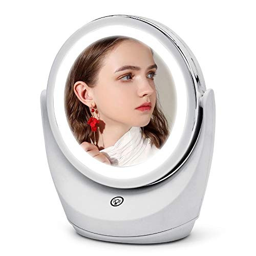LED Makeup Mirror 7X Magnifying Touch Control Makeup Mirror 360 Rotatable LED Light Makeup Mirror for Home Bathroom LED Makeup Mirror 7X Magnifying Touch Control Makeup Mirror 360 Rotatable LED Light Makeup Mirror for Home Bathroom