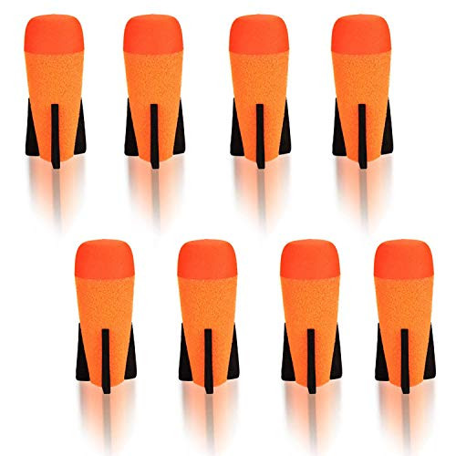 EKIND Mega Foam Missile Refill Pack Compatible for Nerf N-Strike Elite Series Missile Blaster Missile Launcher (Pack of 8)