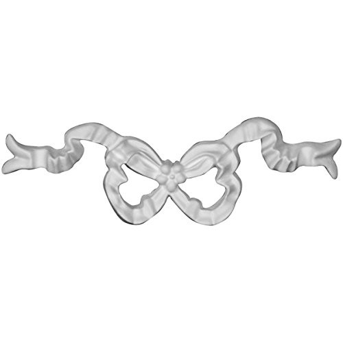 Ekena Millwork ONL06X02X01BW 5 W x 2" H x 1/2" P Bow Onlay, Factory Primed White