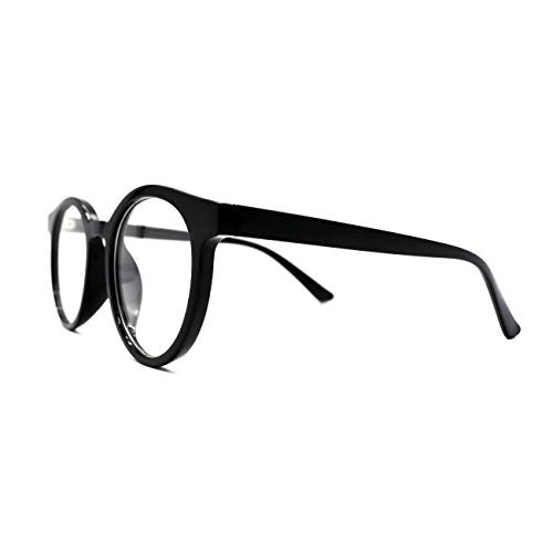Blue Light Blocking Glasses, Anti Eyestrain, Computer Reading Glasses, Gaming Glasses, TV Glasses for Women Men, Anti UV, Anti Glare (Round Black) Blue Light Blocking Glasses, Anti Eyestrain, Computer Reading Glasses, Gaming Glasses, TV Glasses for Women Men, Anti UV, Anti Glare (Round Black)
