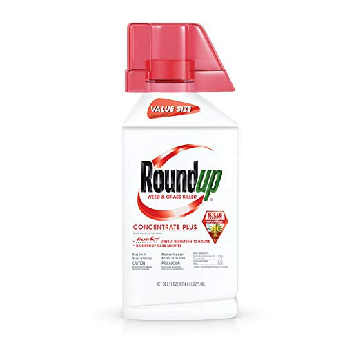 Roundup Weed  and  Grass Killer Concentrate Plus Value Size, 36.8 oz.