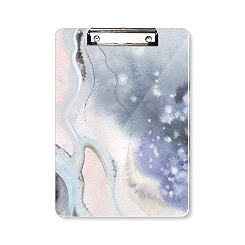 Ink Watercolor Shading Abstract Clipboard Folder Writing Pad Backing Plate A4