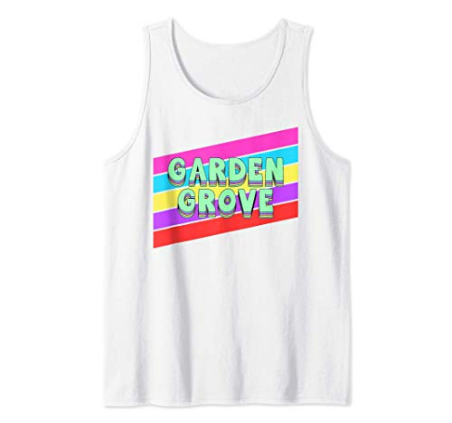 Garden Grove California Vintage Retro Throwback Gift Tank Top