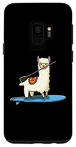 Galaxy S9 Funny Paddleboarding Llama Paddle Board Stand Up Paddleboard Case