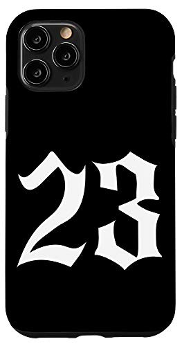 iPhone 11 Pro Old English Number 23 or Twenty Three Case