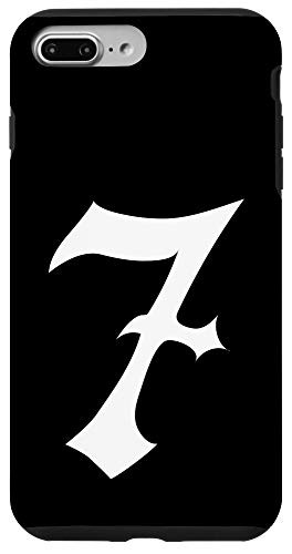 iPhone 7 Plus/8 Plus Old English Number 7 or Seven Case