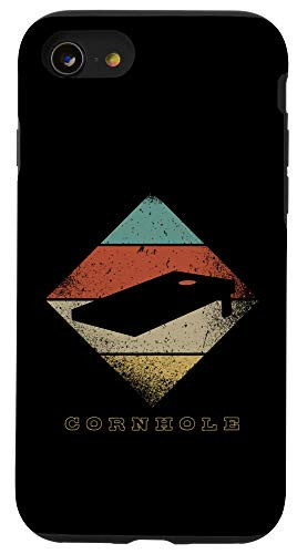 iPhone SE (2020) / 7 / 8 Retro Cornhole Board 1960's 1970's Style Cornhole Case