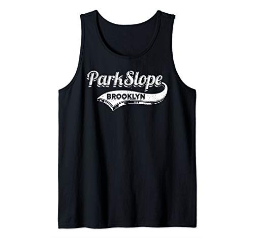 Park Slope, Brooklyn Typographic Sports Design Tank Top